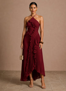 Vestido Assimétrico Tendência Modern Lilac