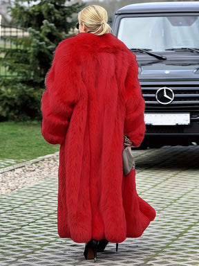 Casaco Longo de Pelo Modern Kizara