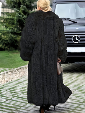 Casaco Longo de Pelo Modern Kizara