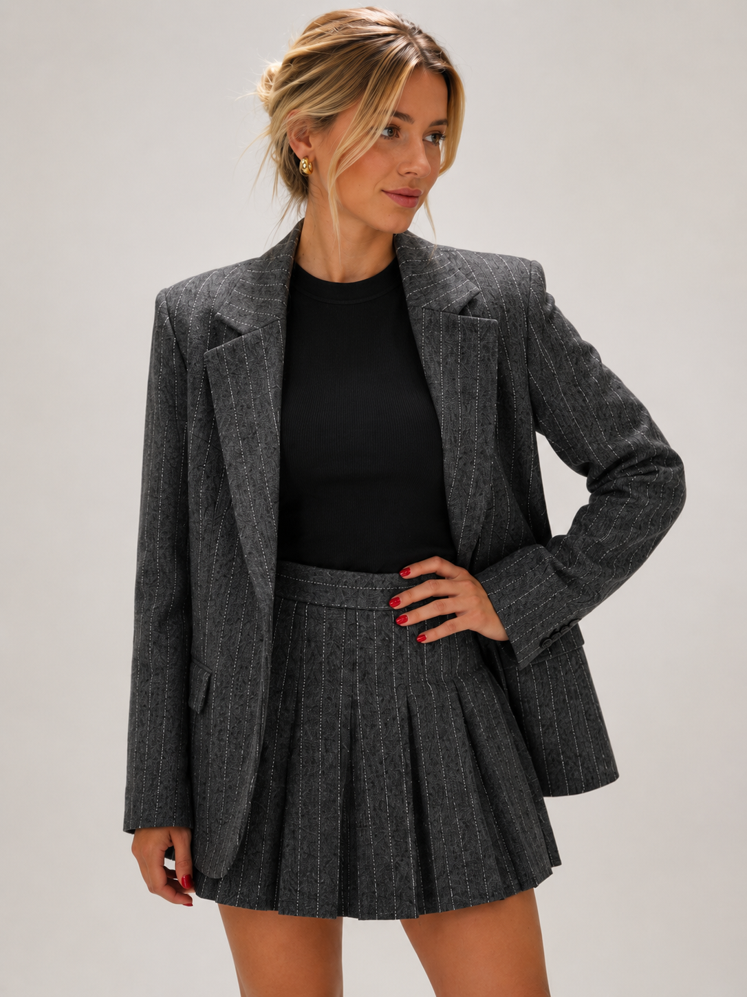 Conjunto Saia e Blazer Balm