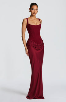 Vestido Longo com Corselet Modern Mia