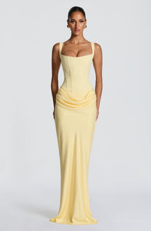 Vestido Longo com Corselet Modern Mia