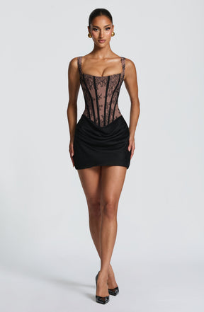 Vestido Curto com Corselet Modern Mia