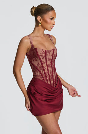 Vestido Curto com Corselet Modern Mia