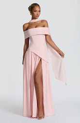 Vestido Ombro a Ombro Elegante Modern Mya