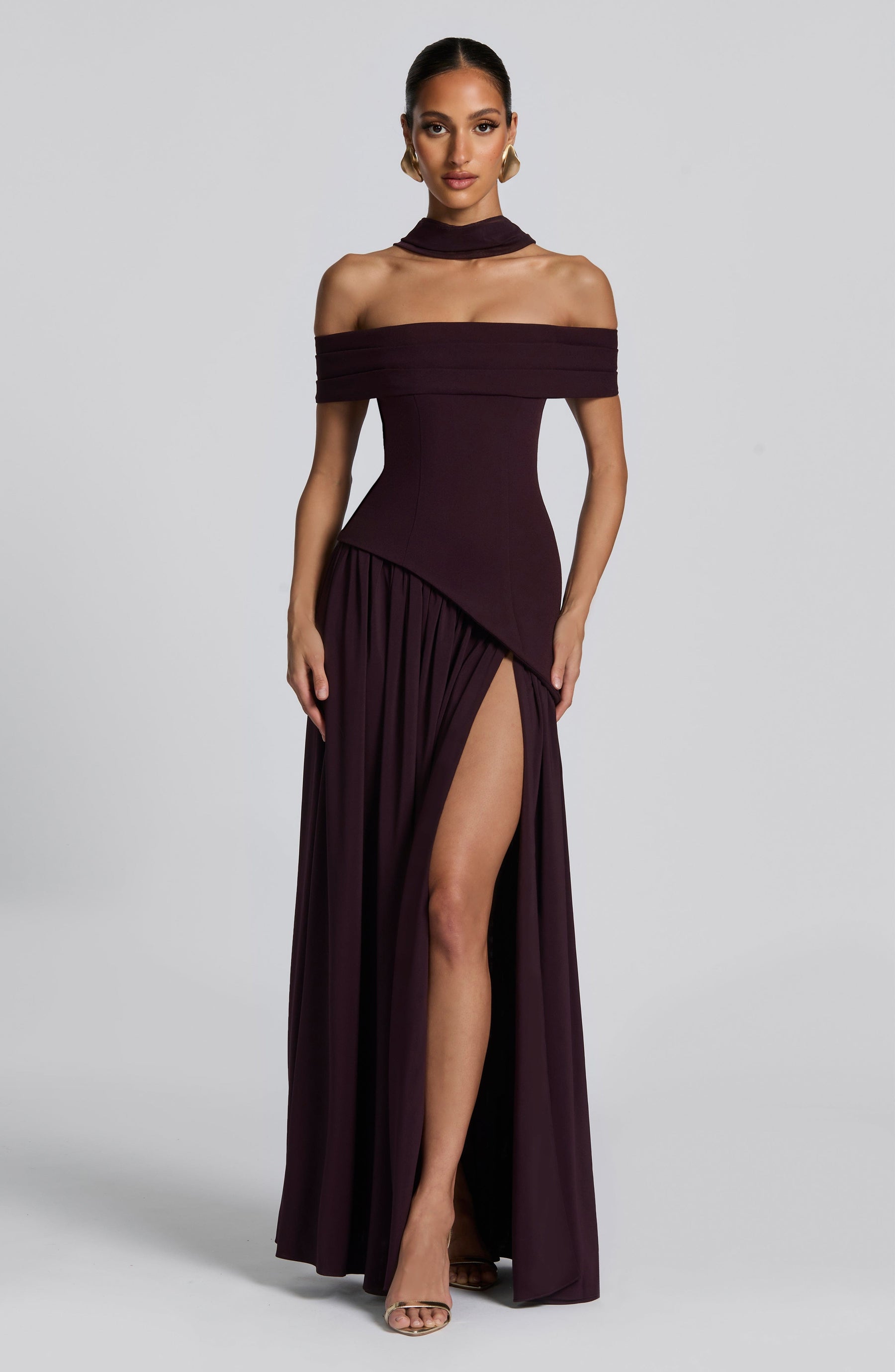 Vestido Ombro a Ombro Elegante Modern Mya