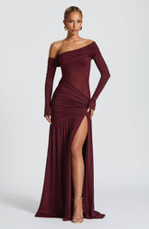 Vestido Longo Manga Comprida Modern Seraphine