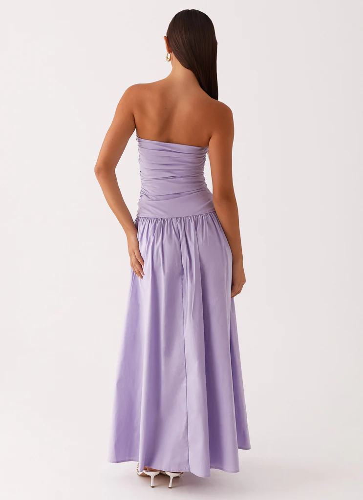 Vestido Sem Alças Elegante Modern Merlot