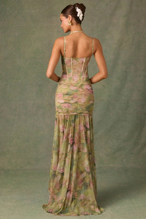 Vestido Longo Floral Modern Jullye
