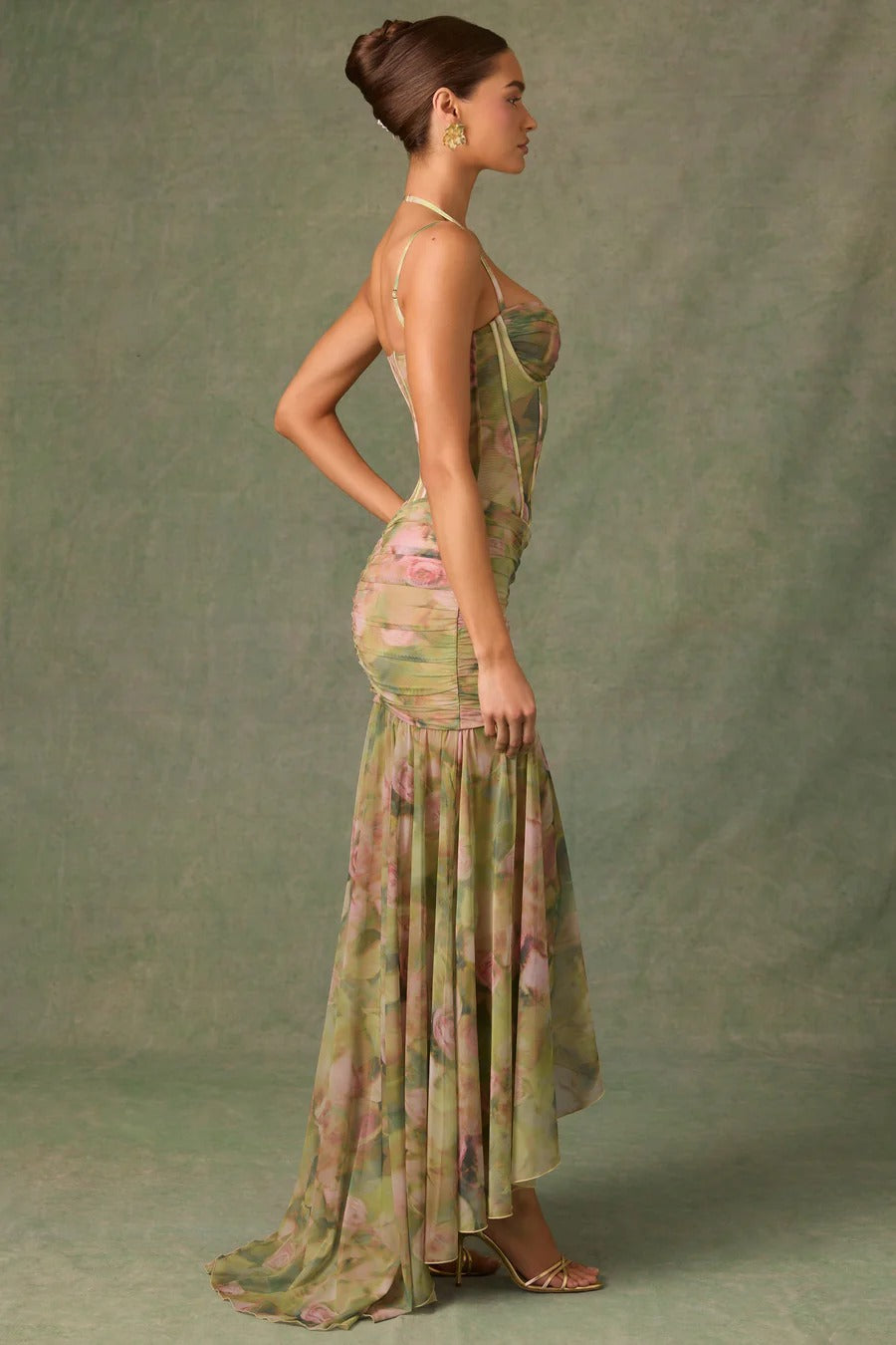 Vestido Longo Floral Modern Jullye