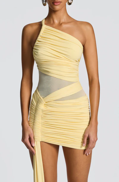 Vestido Curto Assimétrico Modern Azurae