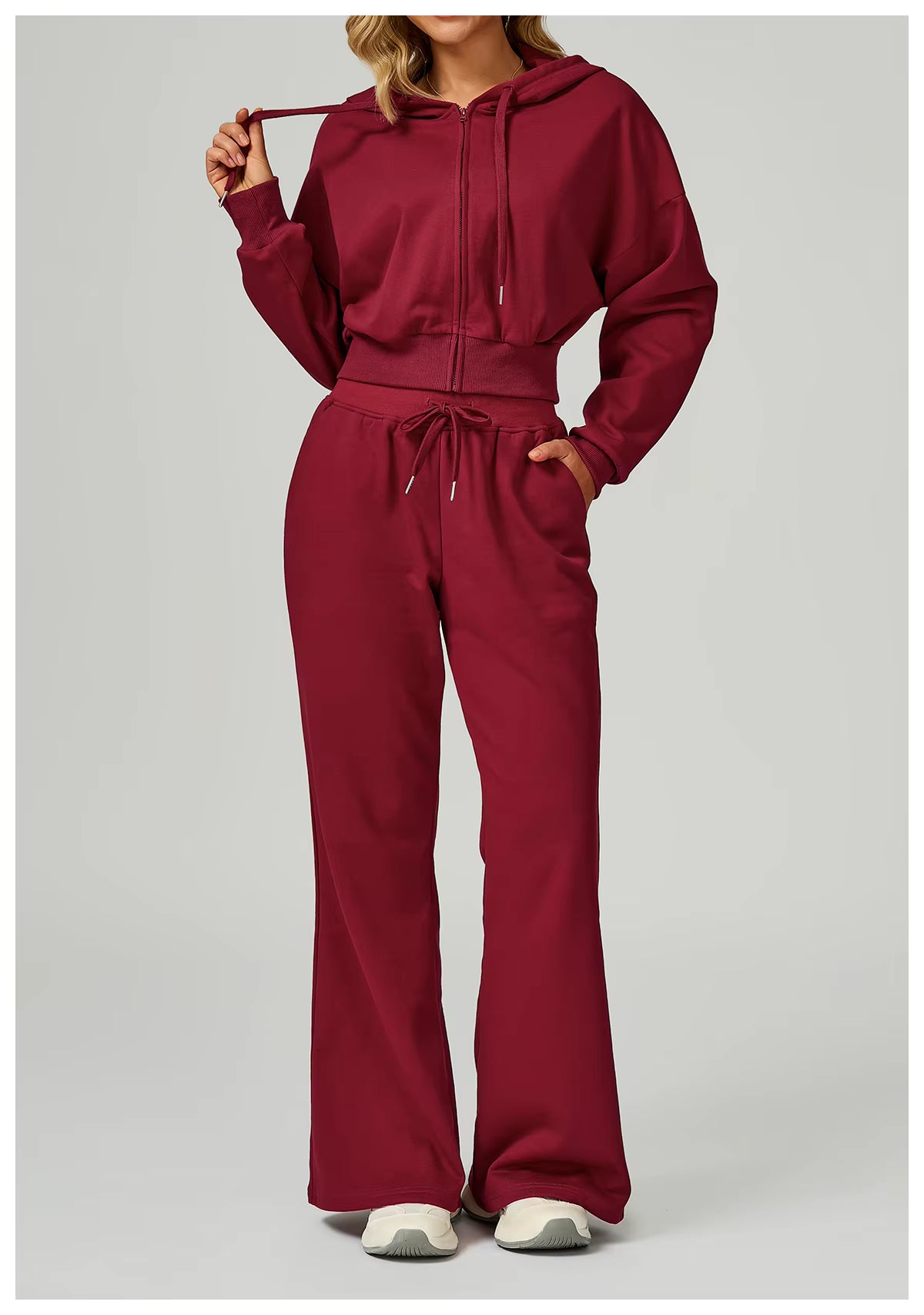 Conjunto Feminino Jaqueta e Calça Moletinho Confort Modern Mulier