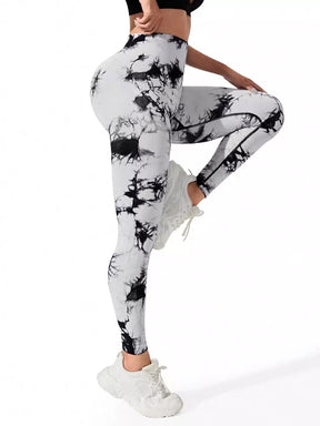 Calça Legging Tie Dye com Empina Modern Elegance - FITNESS