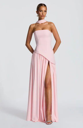 Vestido Longo Sem Alças Elegante Modern Mya