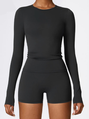 Blusa Manga Longa Esportiva Modern Crop