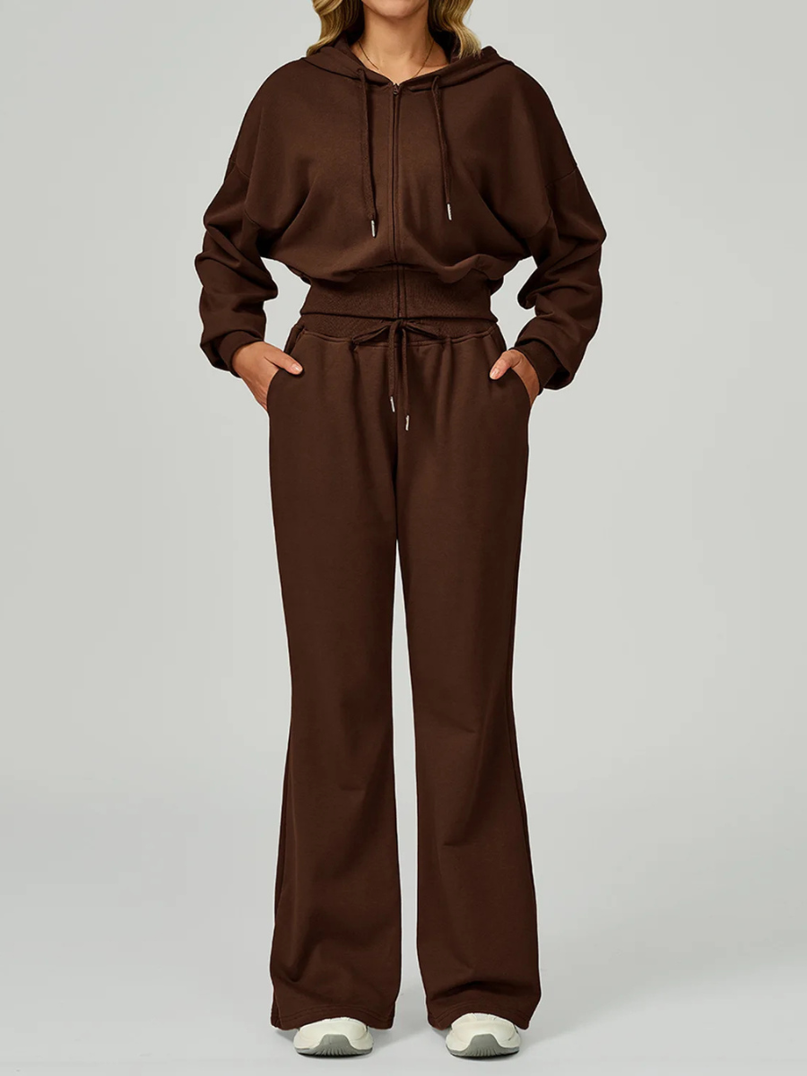 Conjunto Feminino Jaqueta e Calça Moletinho Confort Modern Mulier