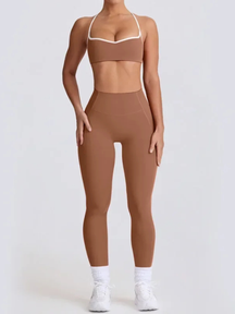 Conjunto Top Push Up e Legging Modeladora Modern Love
