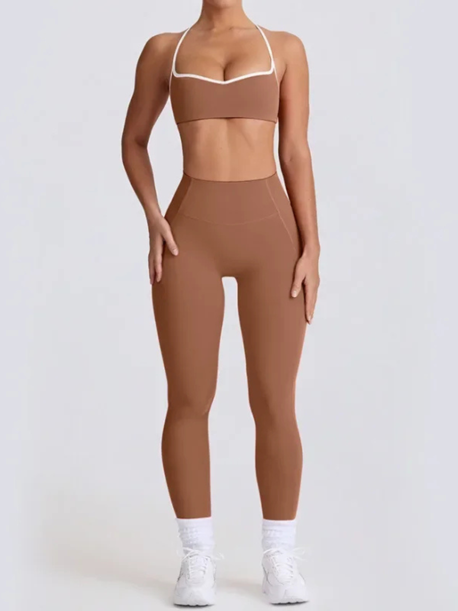 Conjunto Top Push Up e Legging Modeladora Modern Love