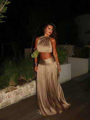 Conjunto Top e Saia Longa Modern Marjorie