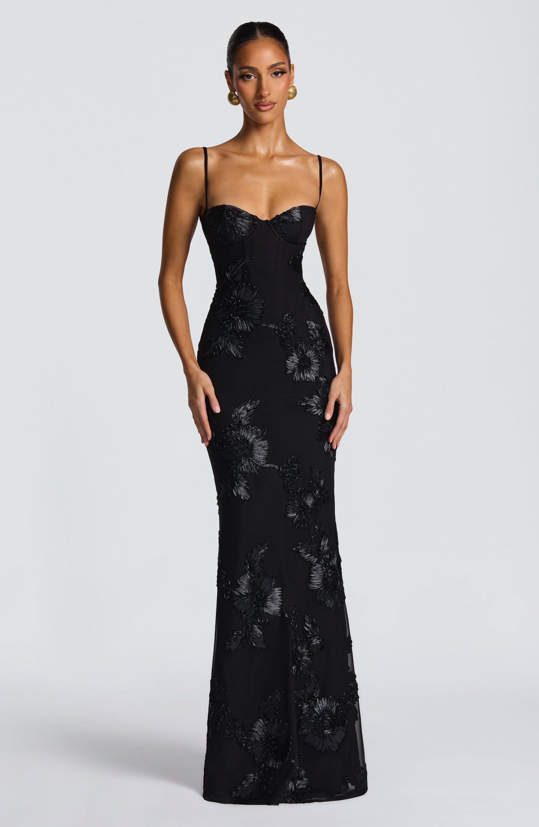 Vestido Longo Modelador com Corset Modern Mirabella