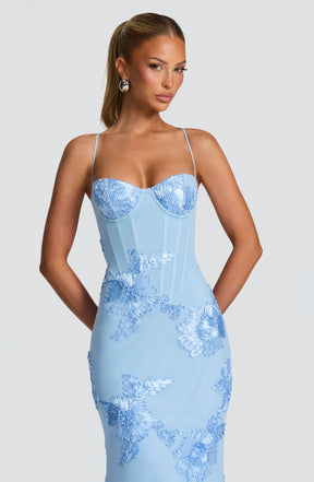 Vestido Longo Modelador com Corset Modern Mirabella