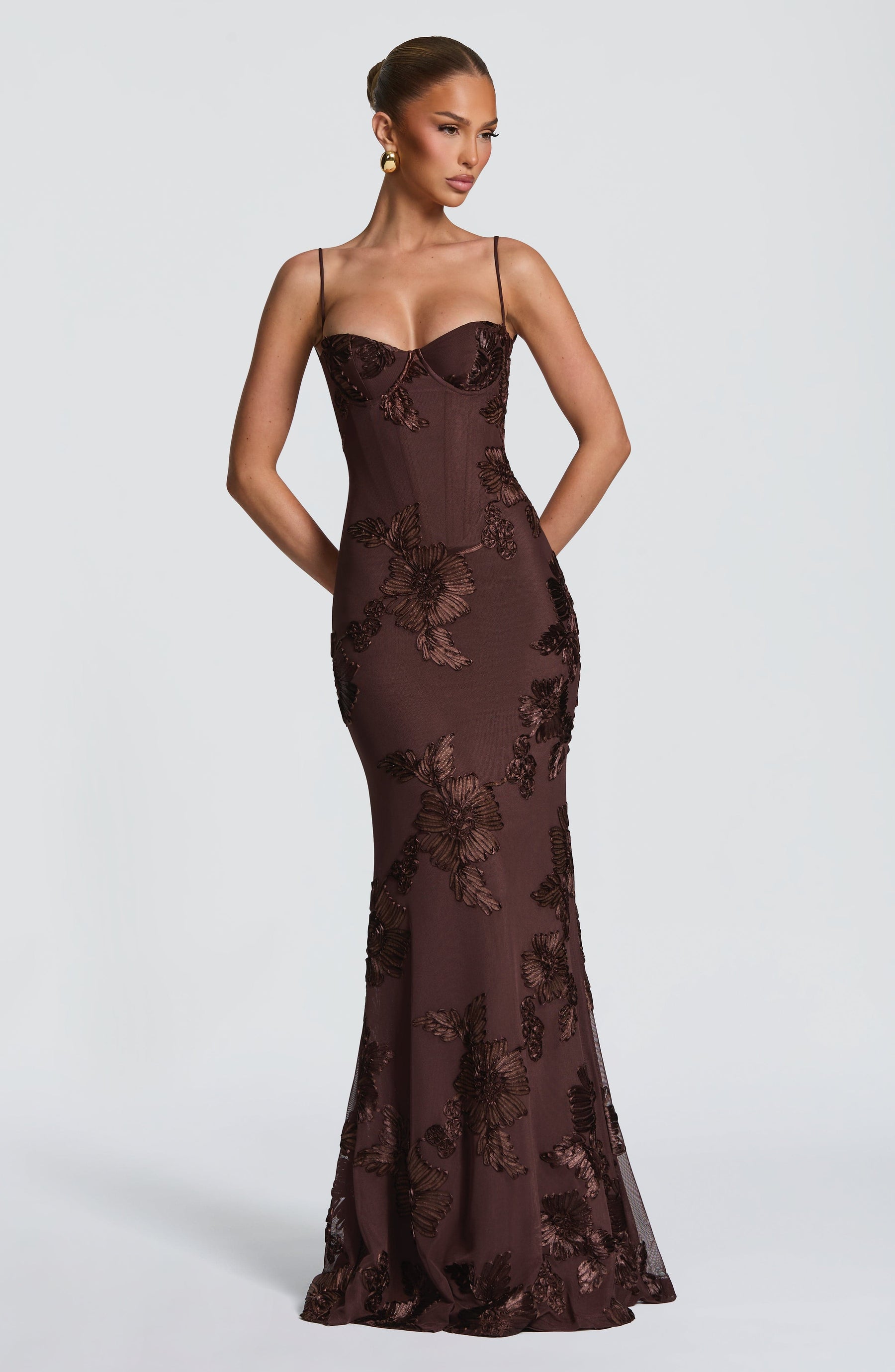 Vestido Longo Modelador com Corset Modern Mirabella