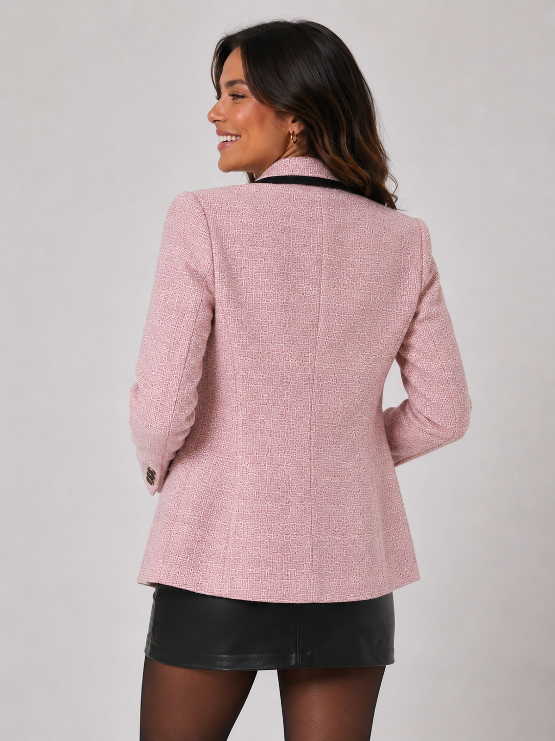Blazer Duo Modern Tweed Rose