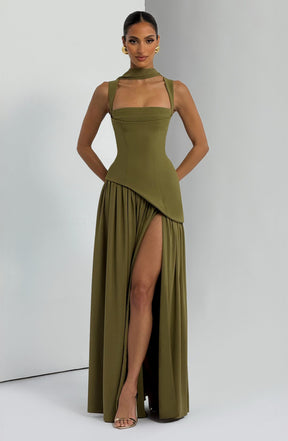 Vestido Longo Corset com Alças Modern Tullulah