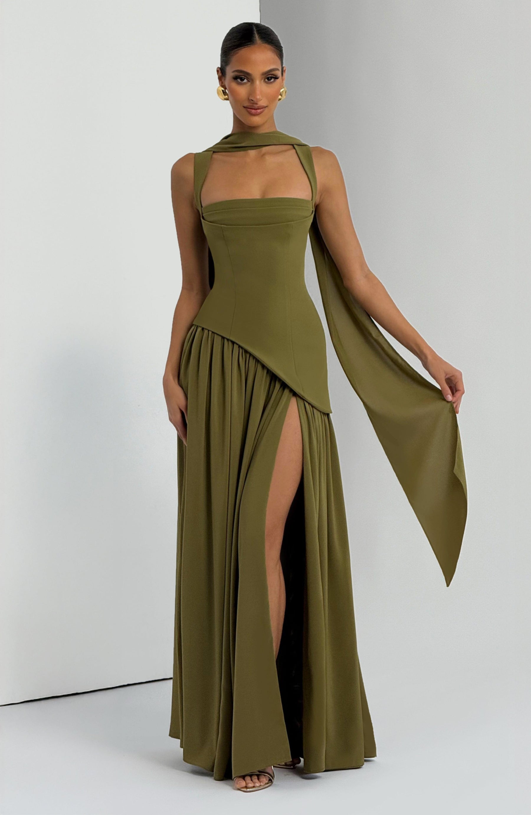 Vestido Longo Corset com Alças Modern Tullulah