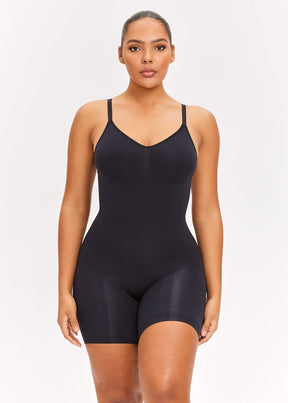 Body Modelador Short Suit Shape Slim Aberto nas Costas